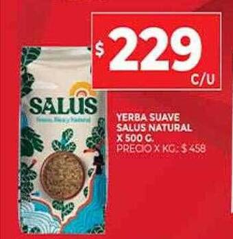Supermercados DIA Yerba Suave Salus Natural oferta