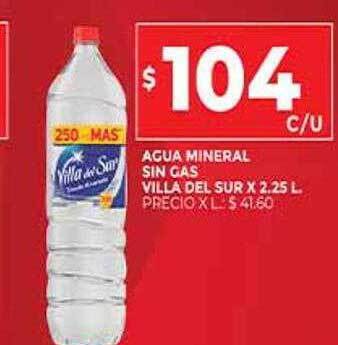 Supermercados DIA Agua Mineral Sin Gas Villa Del Sur oferta