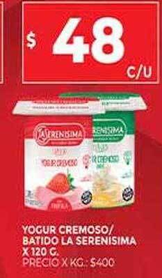 Supermercados DIA Yogur Cremoso Batido La Serenisima oferta