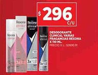 Supermercados DIA Desodorante Clinical Varias Fragancias Rexona oferta