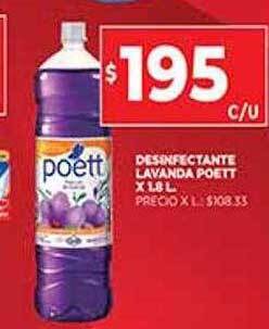 Supermercados DIA Desinfectante Lavanda Poett oferta