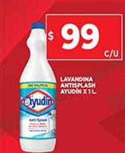 Supermercados DIA Lavandina Antisplash Ayudín oferta