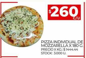 Supermercados DIA Pizza Individual De Mozzarella oferta
