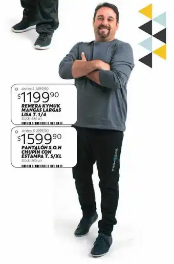 Ferniplast Remera Kymuk Mangas Largas Lisa T. 1-4 Pantalón S.o.n Chupín Con Estampa T.s-xl oferta