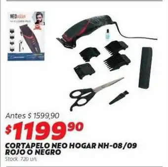 Ferniplast Cortapelo Neo Hogar Nh-08-09 Rojo O Negro oferta