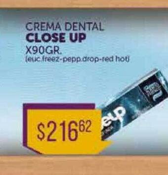 La Gallega Supermercados Crema Dental Close Up oferta