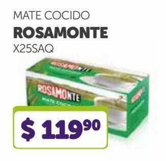 La Gallega Supermercados Mate Cocido Rosamonte oferta