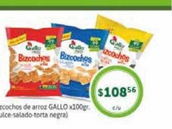 La Gallega Supermercados Bizcochos De Arroz Gallo oferta