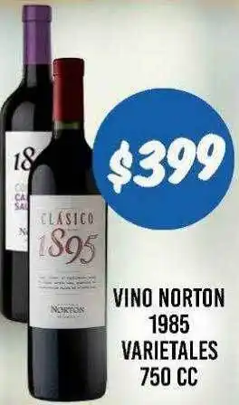 Supermercados Zeta Vino Norton 1985 Varietale oferta