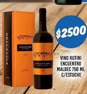 Supermercados Zeta Vino Rutini Encuentro Malbec C Estuche oferta