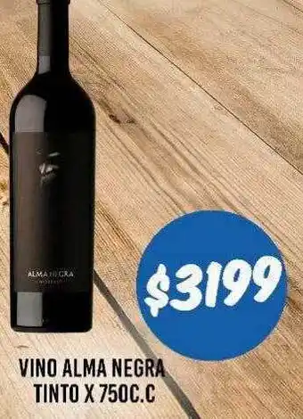 Supermercados Zeta Vino Alma Negra Tinto oferta