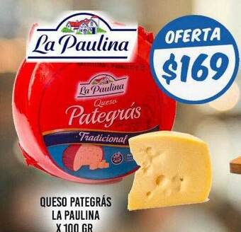 Supermercados Zeta Queso Pategrás La Paulina oferta