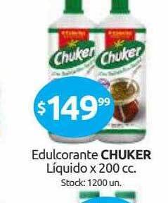 Cordiez Edulcorante Chuker Líquido oferta