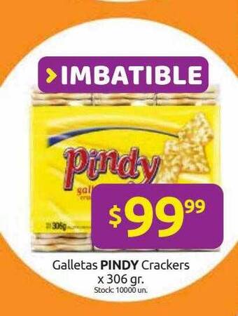 Cordiez Galletas Pindy Crackers oferta