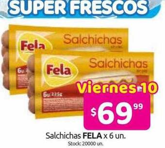 Cordiez Salchichas Fela oferta