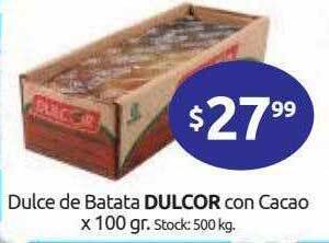 Cordiez Dulce De Batata Dulcor Con Cacao oferta