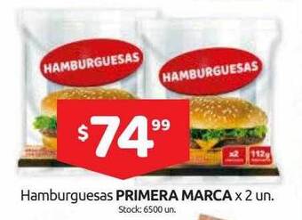 Cordiez Hamburguesas Primera Marca oferta