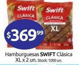 Cordiez Hamburguesas Swift Clásica oferta