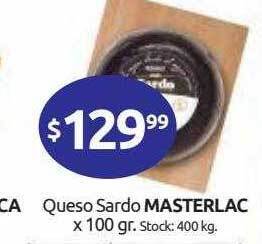 Cordiez Queso Sardo Masterlac oferta