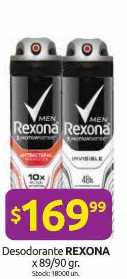 Cordiez Desodorante Rexona oferta