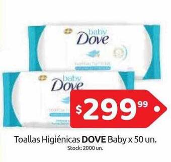 Cordiez Toallas Higiénicas Dove Baby oferta
