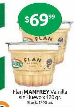 Cordiez Flan Manfrey Vainilla Sin Huevo oferta