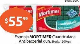 Cordiez Esponja Mortimer Cuadriculada Antibacterial oferta