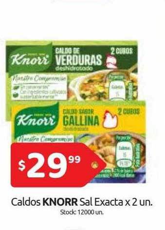 Cordiez Caldos Knorr Sal Exacta oferta