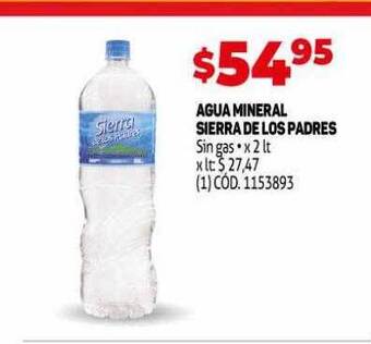Makro Agua Mineral Sierra De Los Padres oferta