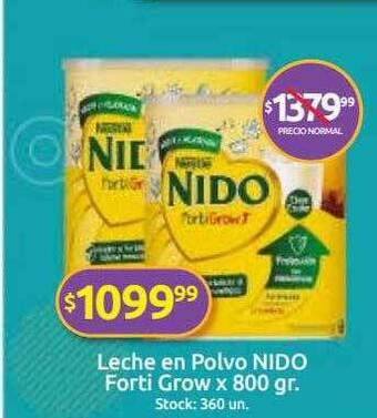 Cordiez Leche En Polvo Nido Forti Grow oferta