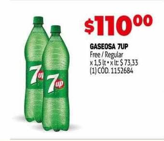 Makro Gaseosa 7up oferta