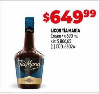 Makro Licor Tía María oferta