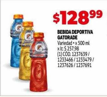 Makro Bebida Deportiva Gatorade oferta