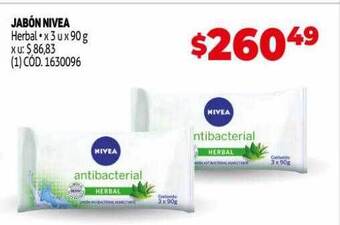 Makro Jabón Nivea oferta