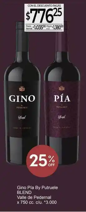 La Anonima Gino Pia By Putruele Blend Valle De Pedernal oferta