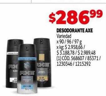 Makro Desodorante Axe oferta