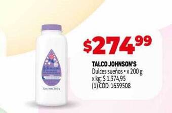 Makro Talco Johnson's oferta