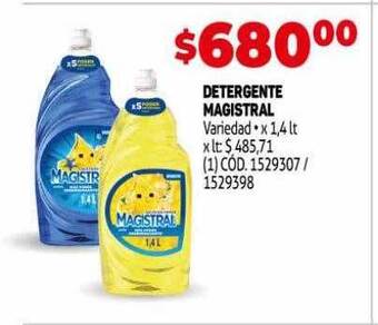 Makro Detergente Magistral oferta