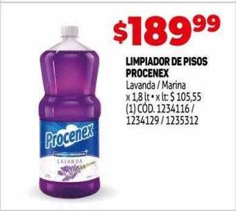 Makro Limpiador De Pisos Procenex oferta