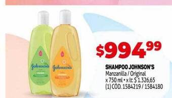 Makro Shampoo Johnson's oferta