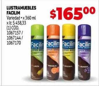 Makro Lustramuebles Facilim oferta