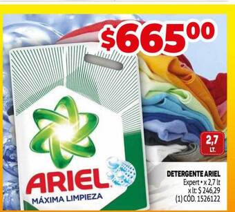 Makro Detergente Ariel oferta