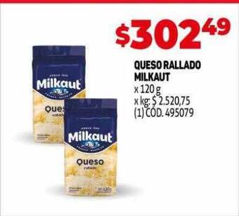 Makro Queso Rallado Milkaut oferta