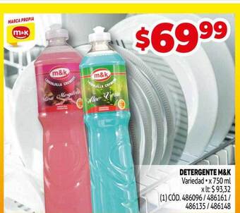 Makro Detergente M&k oferta