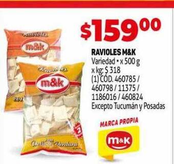 Makro Ravioles M&k oferta