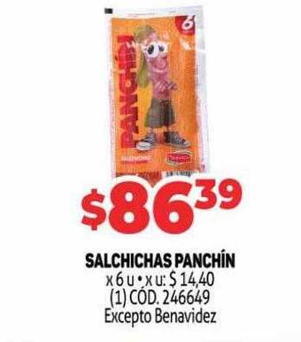 Makro Salchichas Panchín oferta