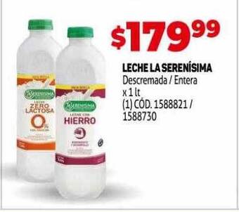 Makro Leche La Serenísima oferta