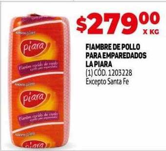 Makro Fiambre De Pollo Para Emparedados La Piara oferta
