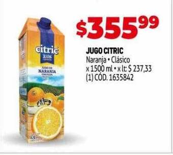Makro Jugo Citric oferta