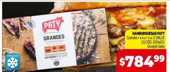 Makro Hamburguesas Paty oferta